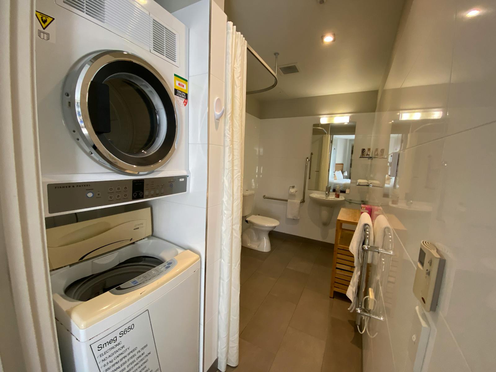 Laundry & bathroom